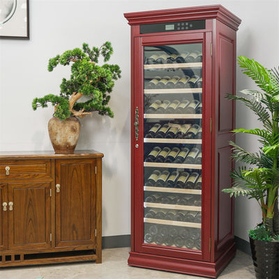 Commercial Drinks Fridge Single Zone Wooden Frame Wine Cooler Cabinet