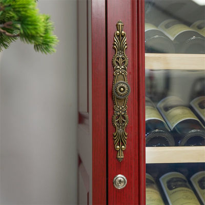 Commercial Drinks Fridge Single Zone Wooden Frame Wine Cooler Cabinet