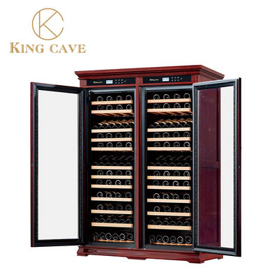 Bon prix Refroidisseur de vin en bois personnalisable avec super grand espace de stockage et écran LCD / LED en ligne