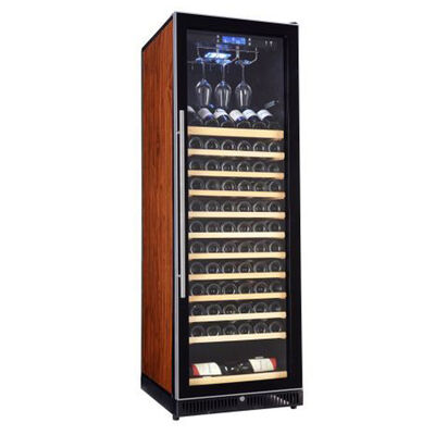 Bon prix Cabinet de refroidisseur de vin avec porte en verre de contrôle de température numérique et éclairage intérieur LED en ligne