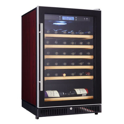 Bon prix Contrôle de la température numérique intelligent, porte double verrouillable, armoire de refroidisseur de vin en bois avec moins de 42 dB de bruit en ligne
