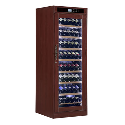 Bon prix Armoire de refroidisseur de vin de cuisine moderne avec panneau de commande tactile numérique et porte en verre verrouillable en ligne