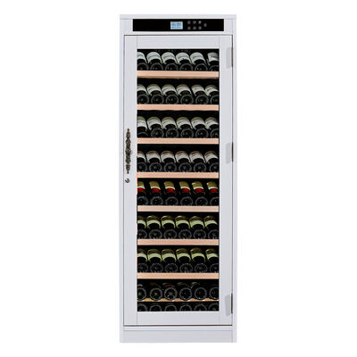 Bon prix Armoire de refroidisseur de vin de cuisine à commande tactile avec étagères en bois et refroidissement thermoélectrique en ligne