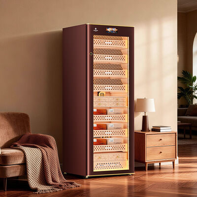 Bon prix Armoire intelligente d'humidificateur de refroidisseur de cigare de cèdre espagnol de contrôle climatique en ligne