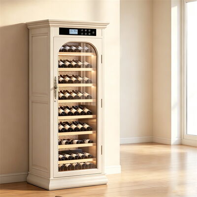 Bon prix Armoire de refroidisseur de vin en bois massif moderne avec contrôle d'humidité à température constante en ligne