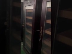 Écran tactile numérique en bois naturel Cigarette électrique Humidor Refroidisseur d'armoire