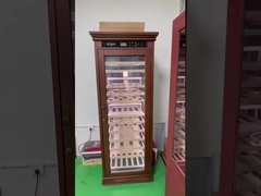 Cooler à vin en bois rouge King Cave pour les armoires à vin haut de gamme