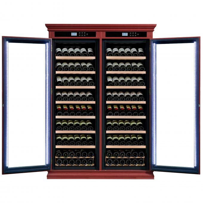 Touch Control Dual Zone Kitchen Wine Cellar Cabinet With Locking Glass Door​